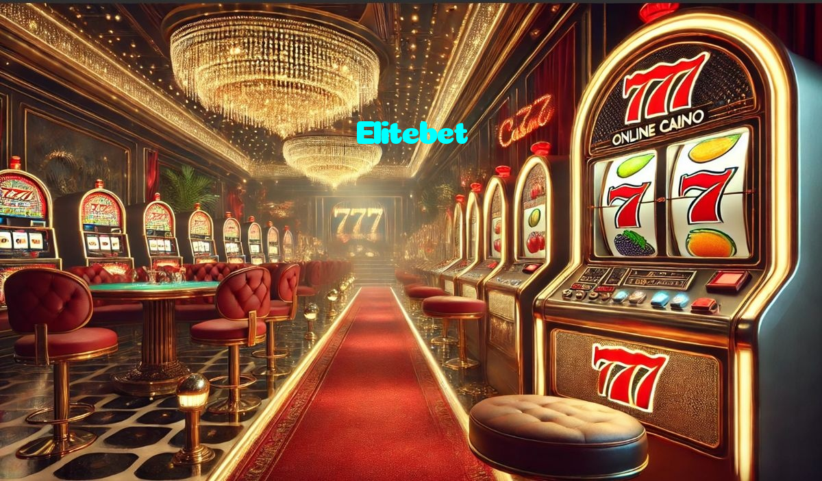 Elitebet casino presented on mobile device in Pakistan with slots and live games